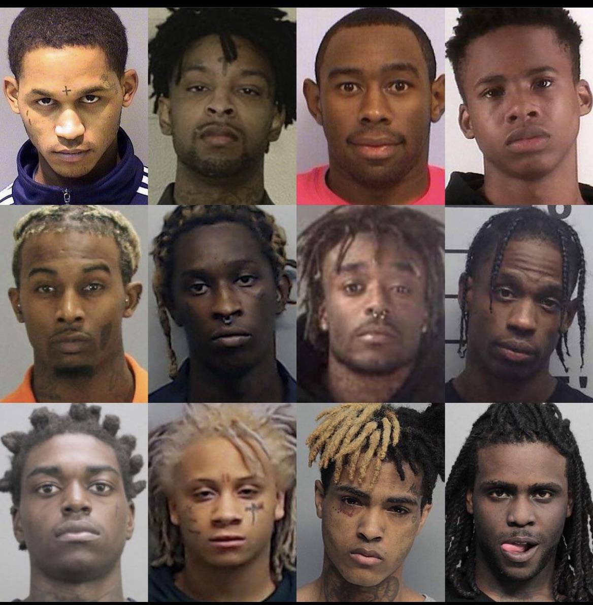 iconic rapper mugshots