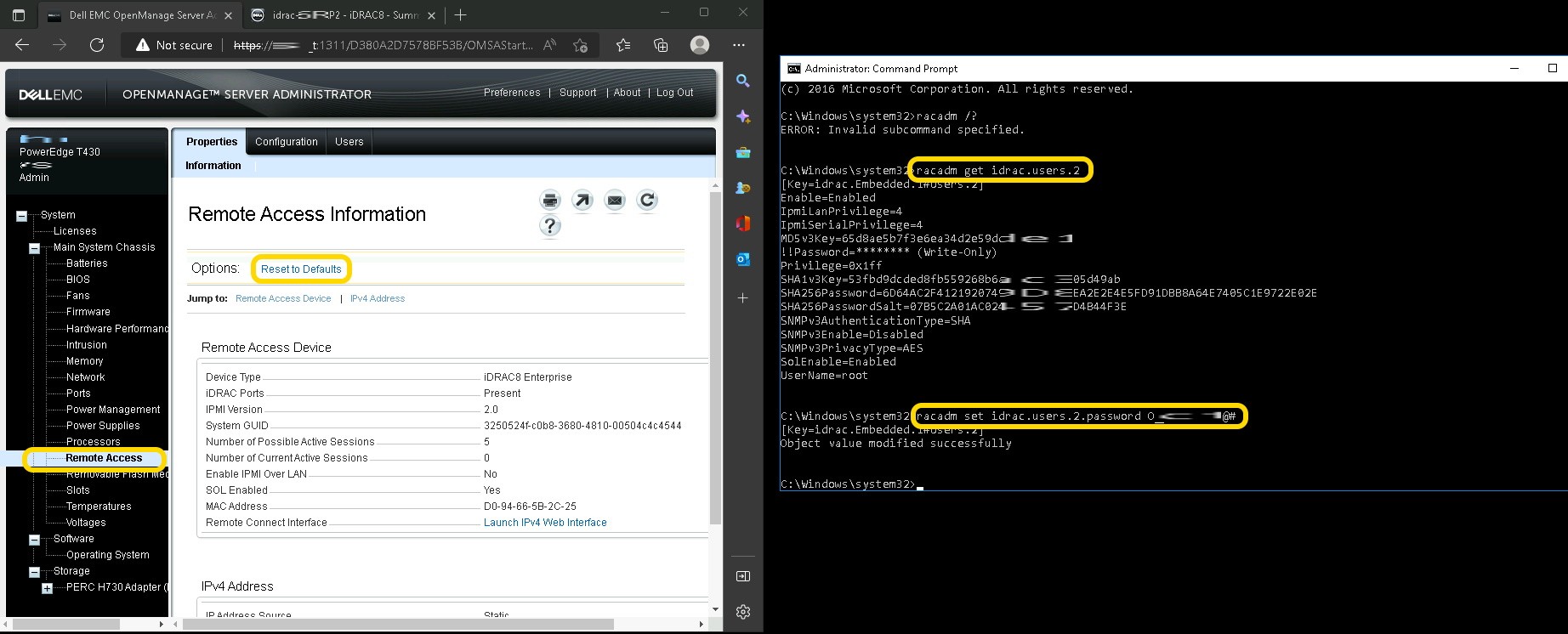 idrac default password