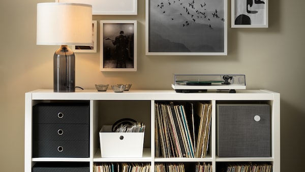 ikea record storage