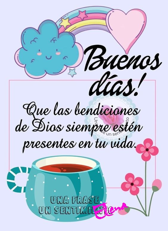 imagenes de bendiciones y buenos dias