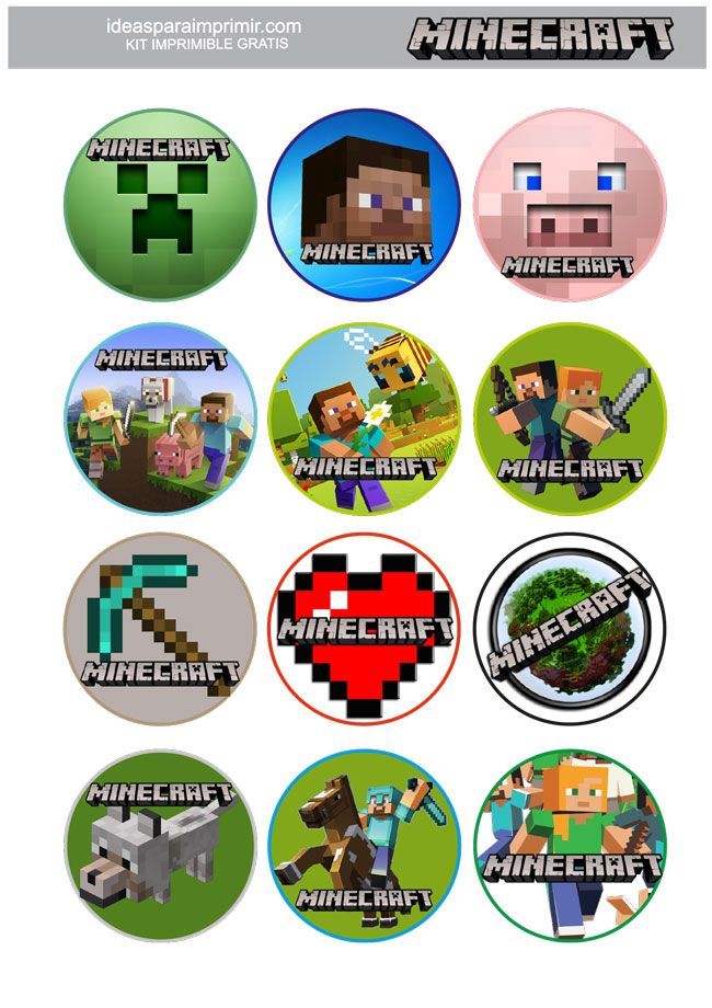 imagenes minecraft para imprimir gratis