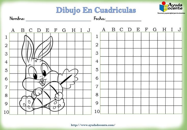 imagenes para dibujar en cuadricula