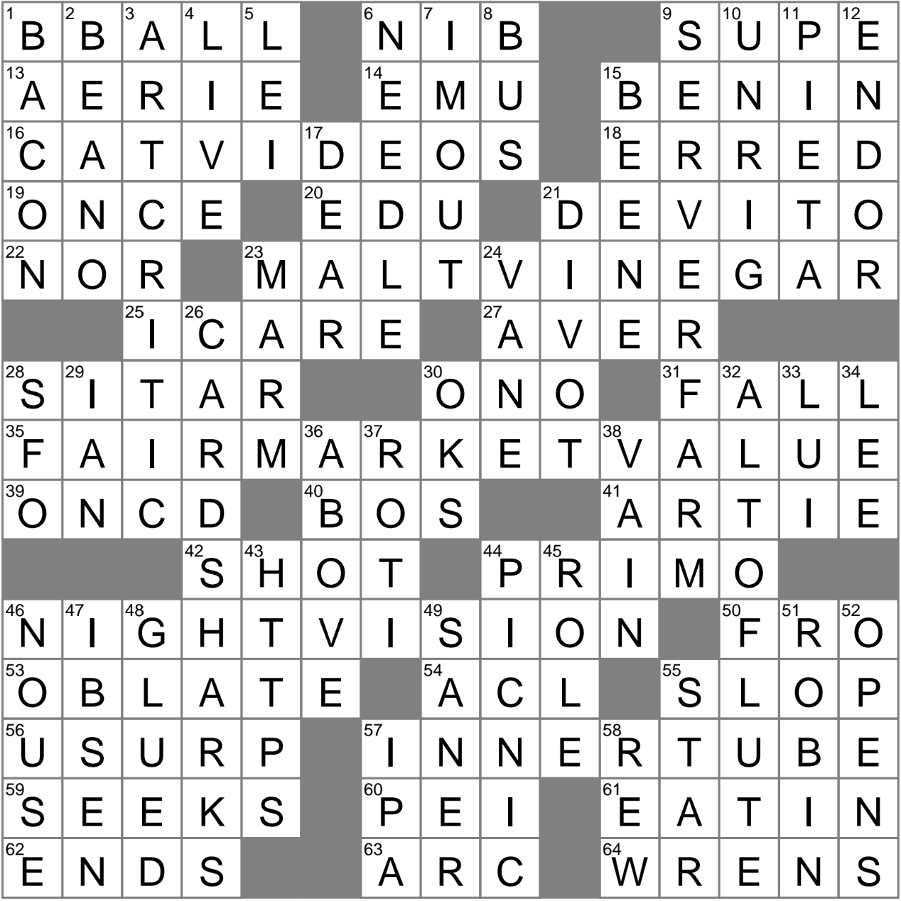 indian lute crossword clue