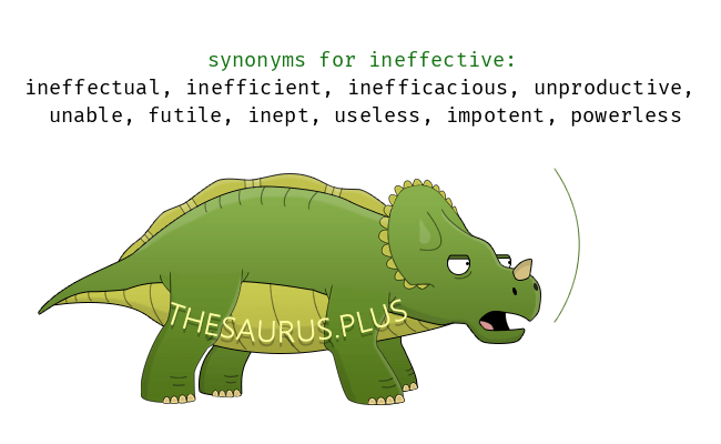 ineffective synonym