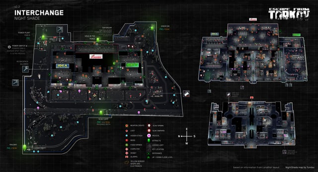 interchange extract map