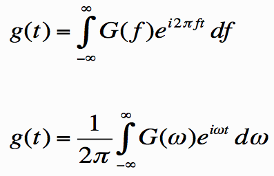 inverse fourier transform calculator