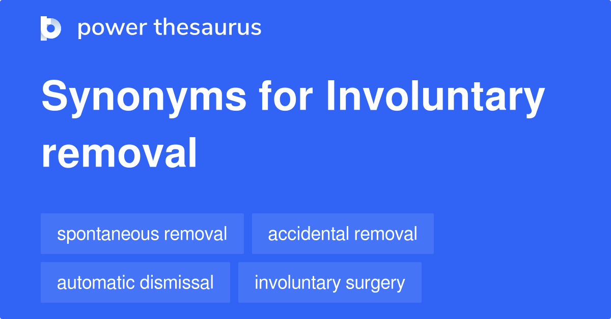 involuntary thesaurus