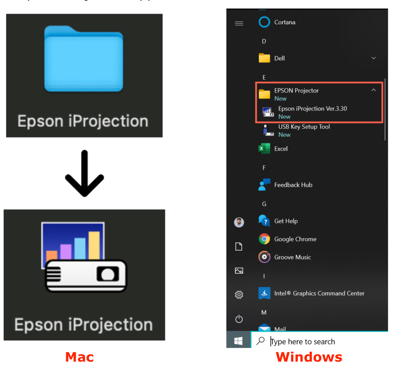 iprojection for pc