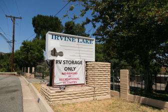 irvine lake rv storage