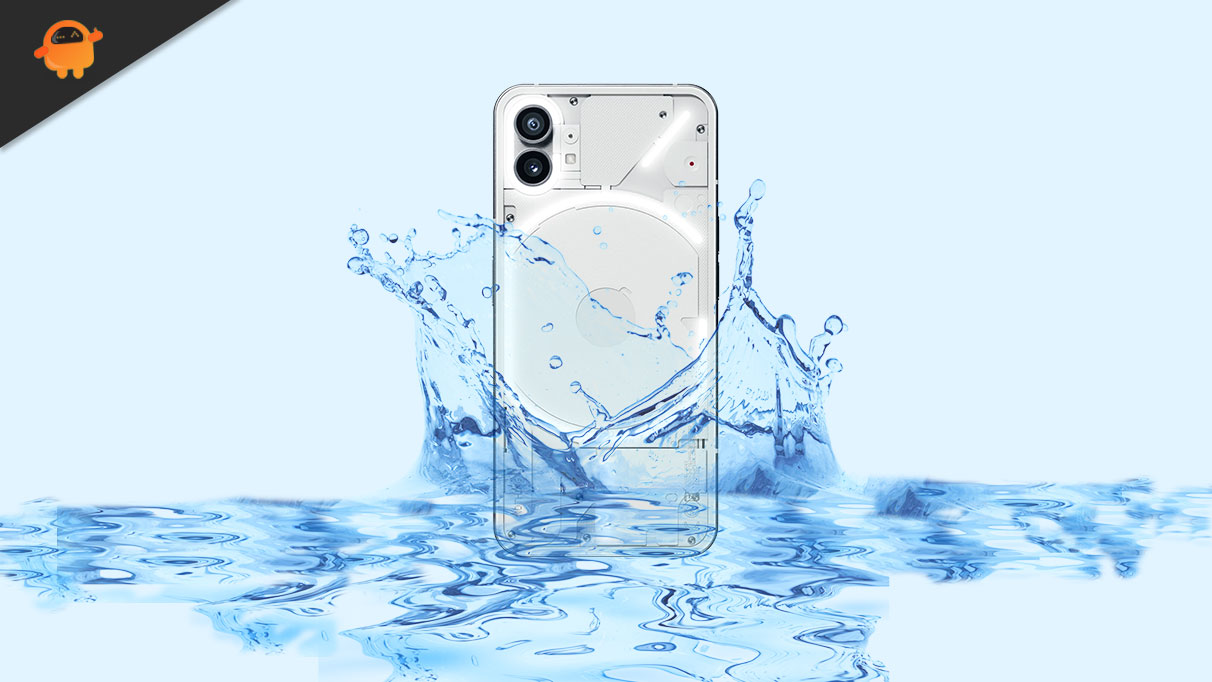 is nothing phone 1 waterproof