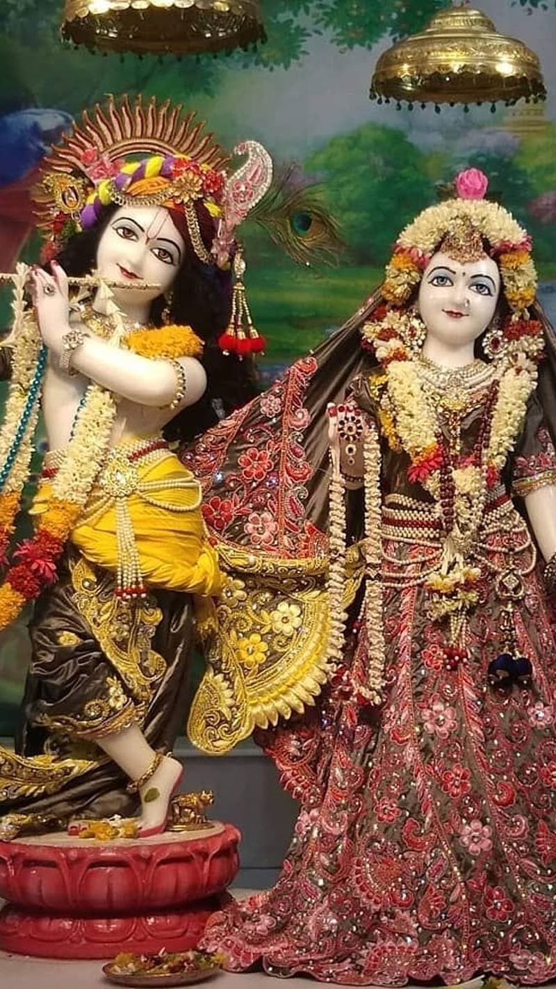 iskcon radha krishna wallpaper hd