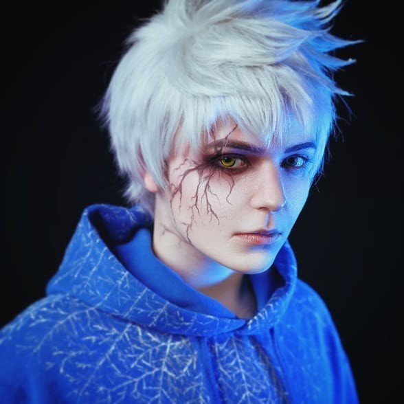 jack frost cosplay makeup