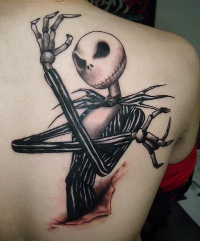 jack the skeleton tattoo