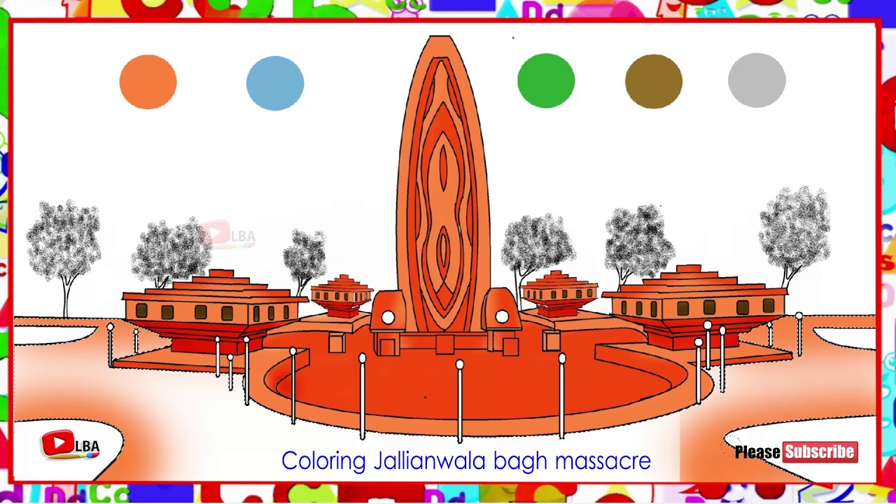 jallianwala bagh drawing easy