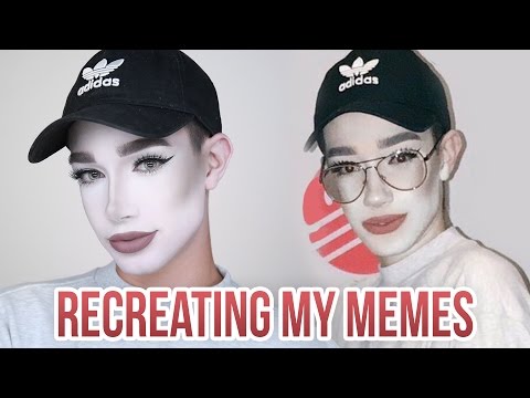 james charles meme face