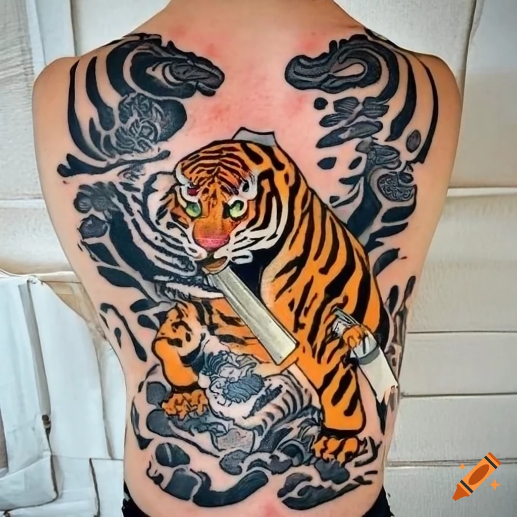 japanese tiger tattoo