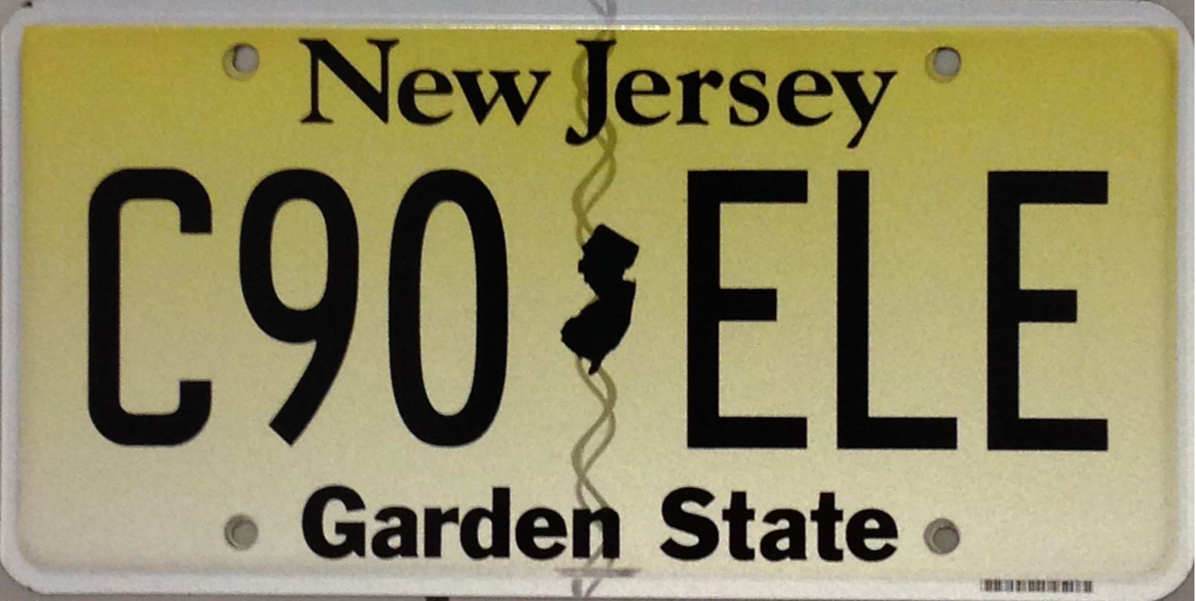 jersey registration plates