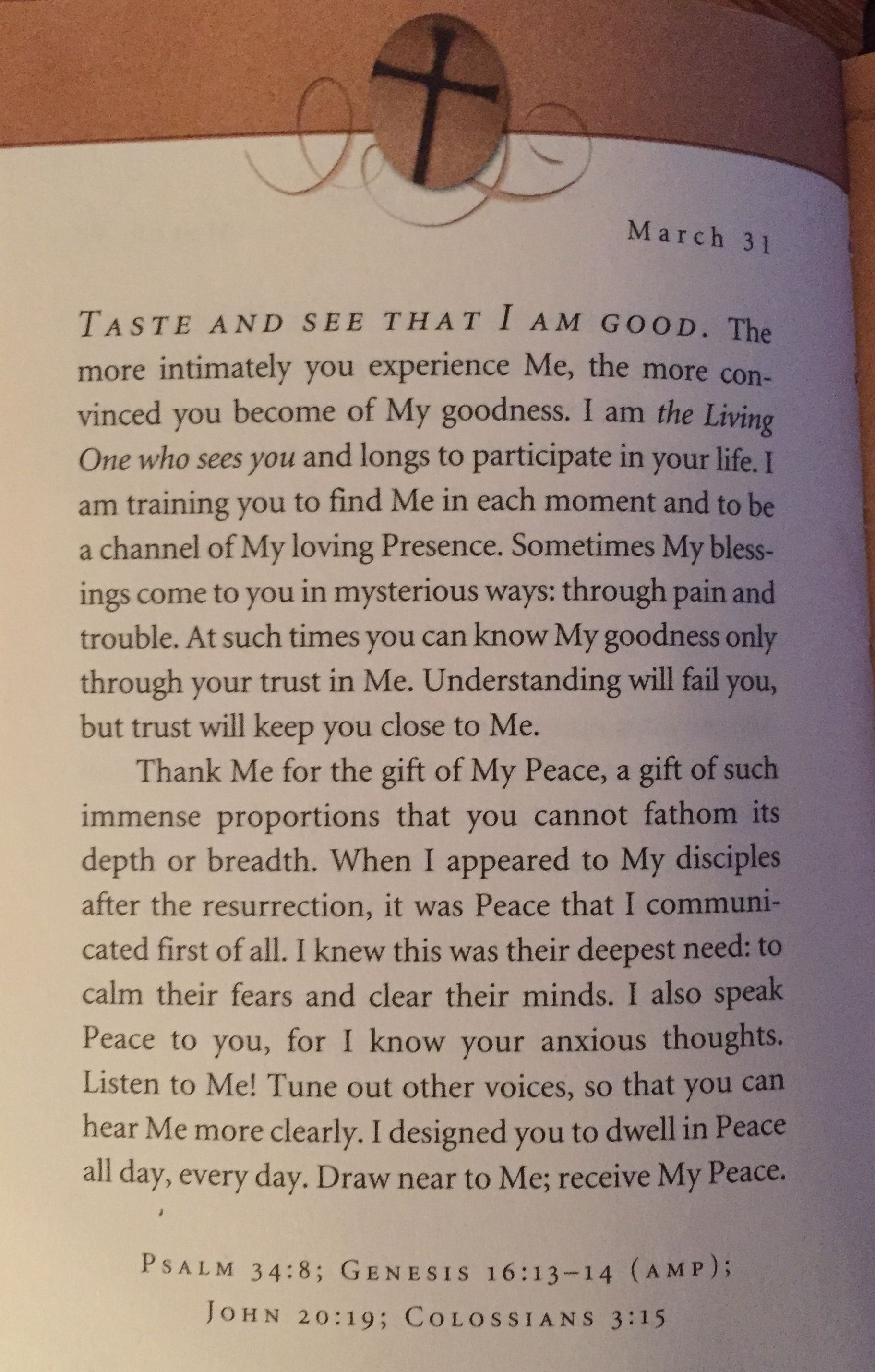 jesus calling march 20