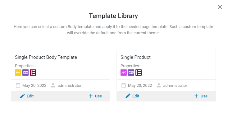 jet woo templates