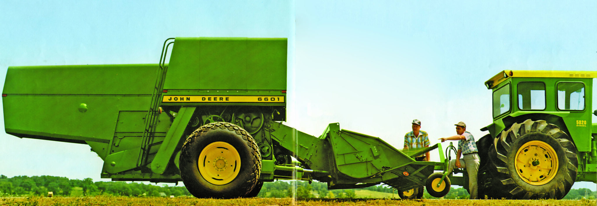 john deere 6600 combine specs