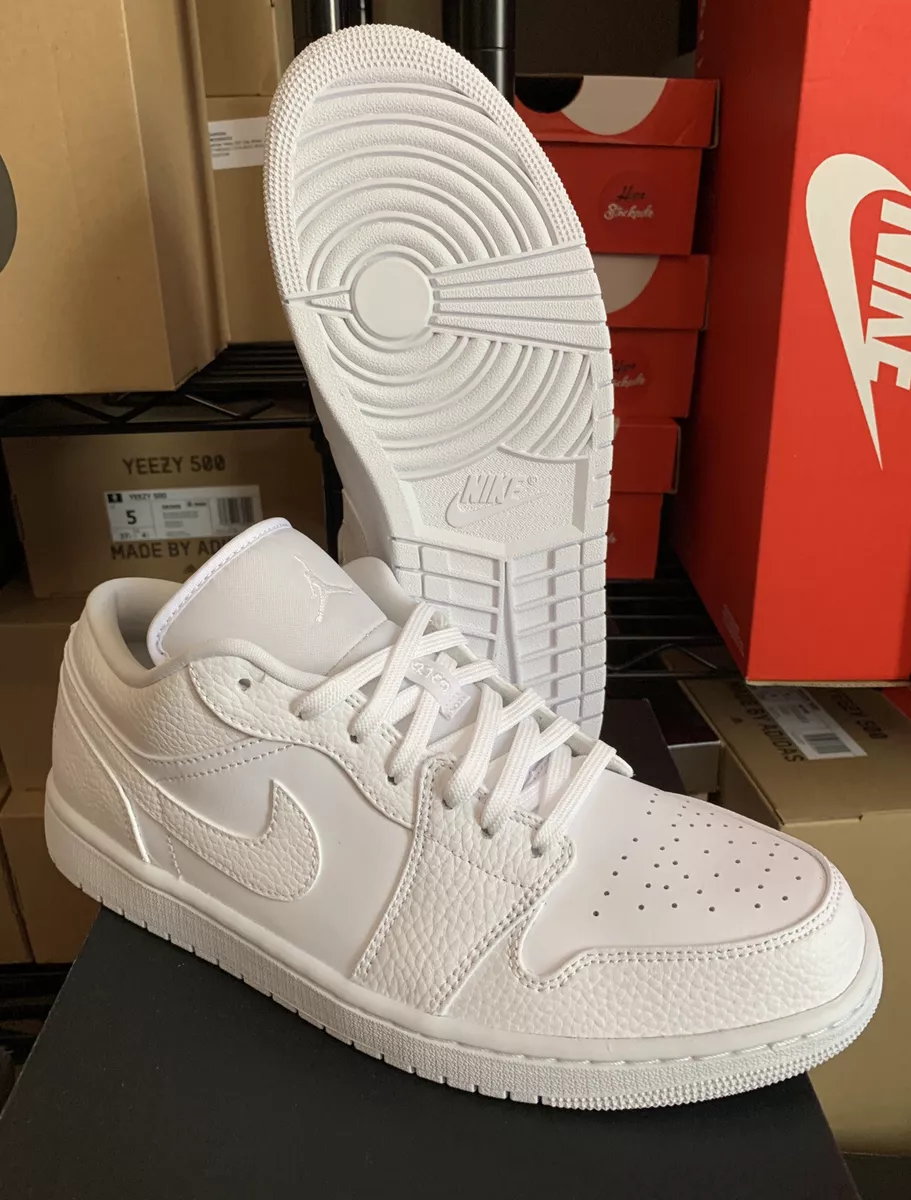 jordan 1 low white white