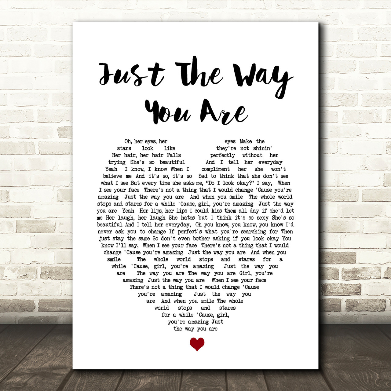 just the way u are lyrics