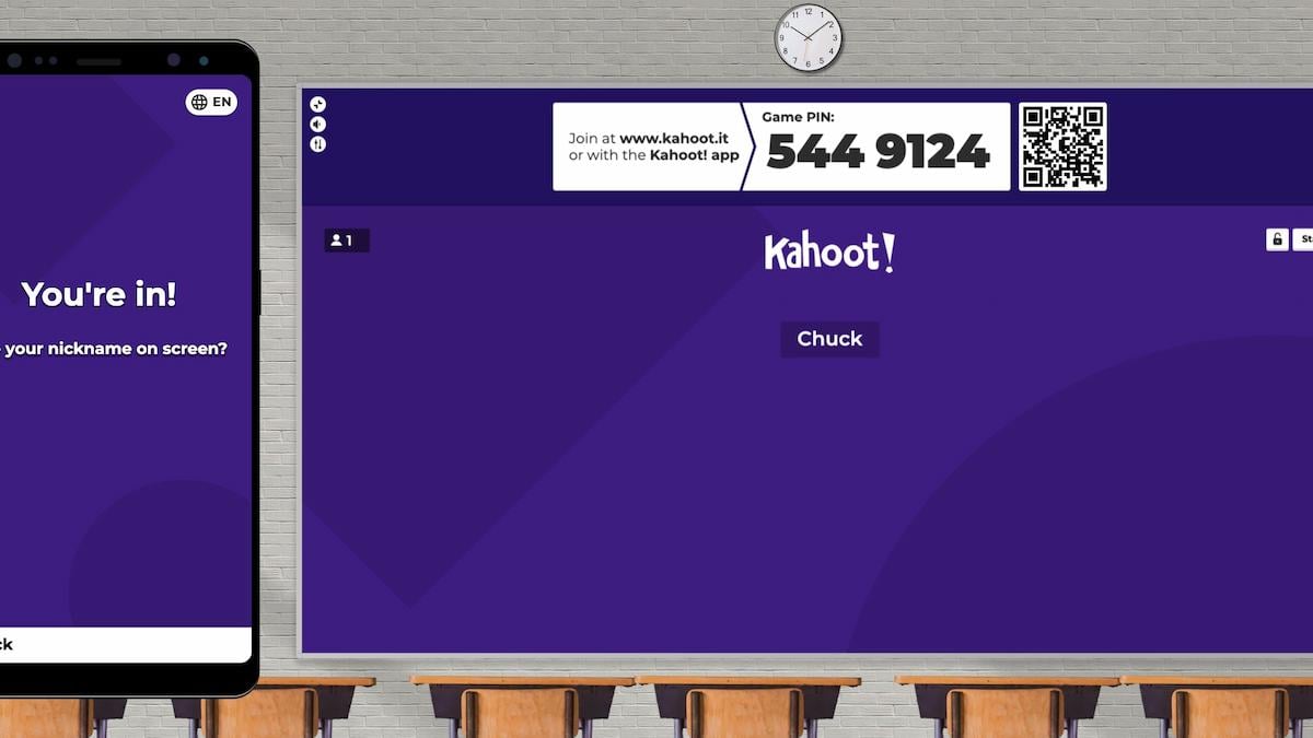 kahoot it pin