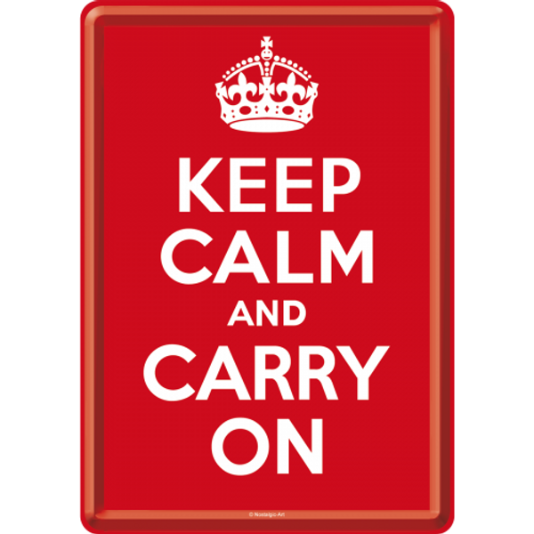 keep calm and carry on anlamı