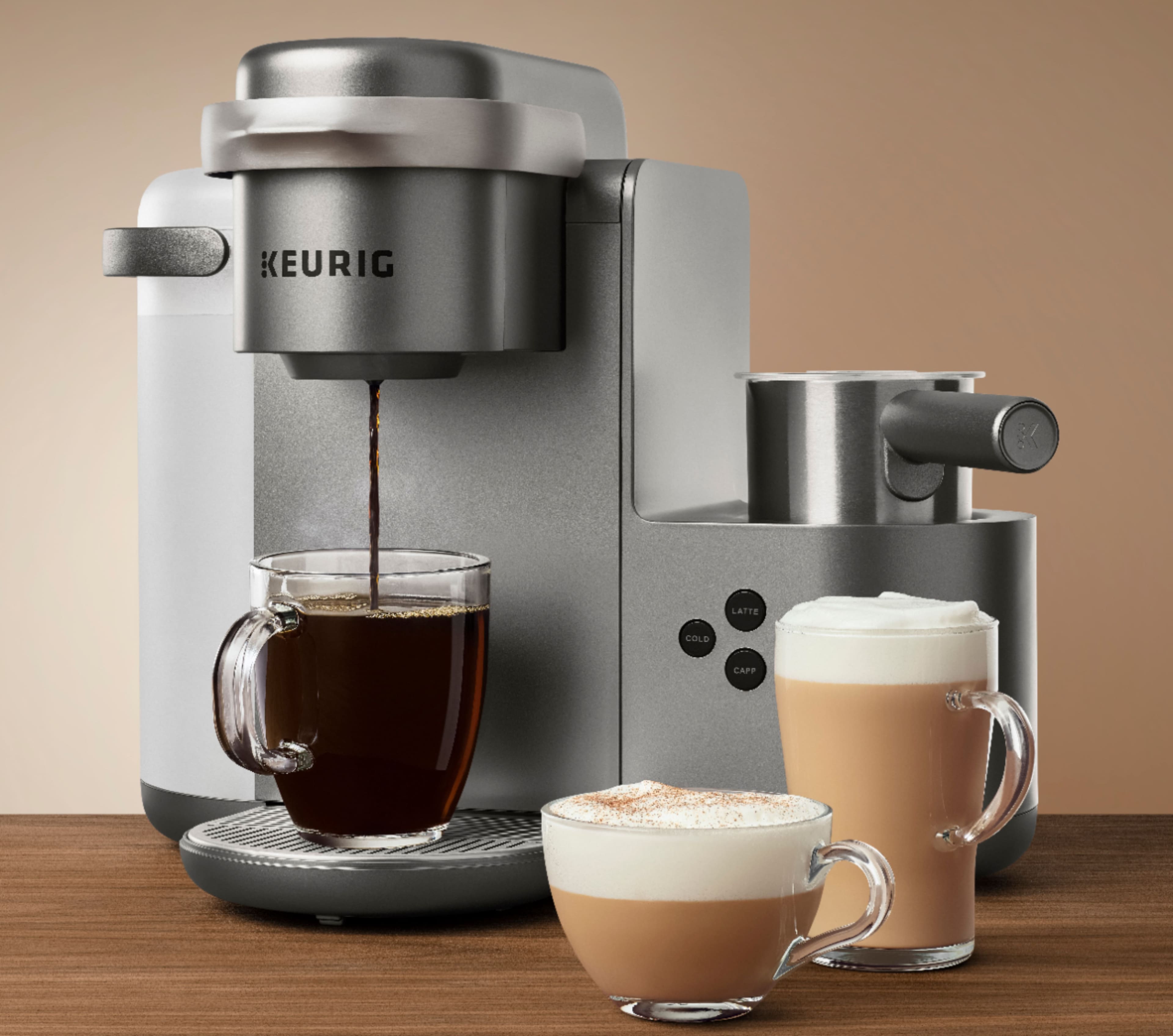 keurig coffee maker with frother