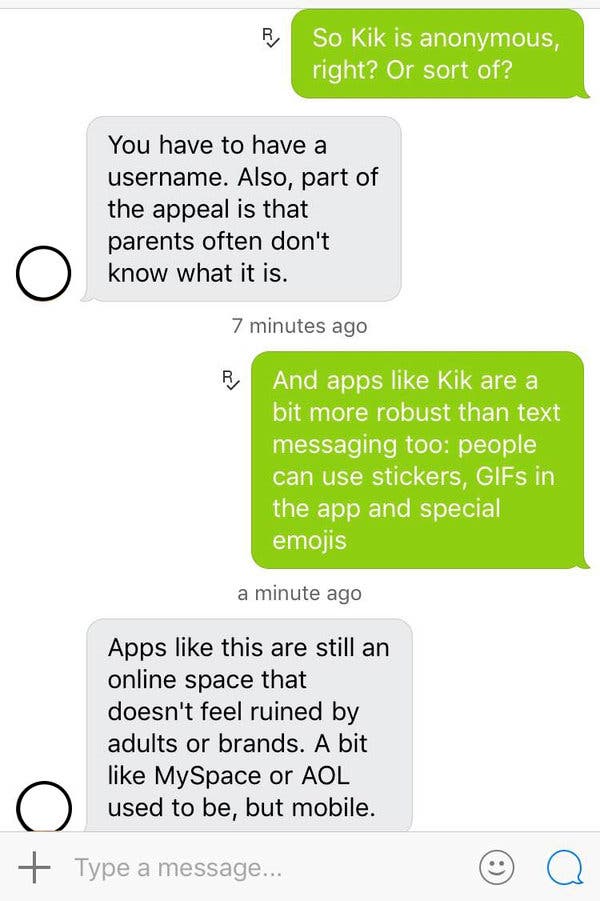 kik sexting accounts