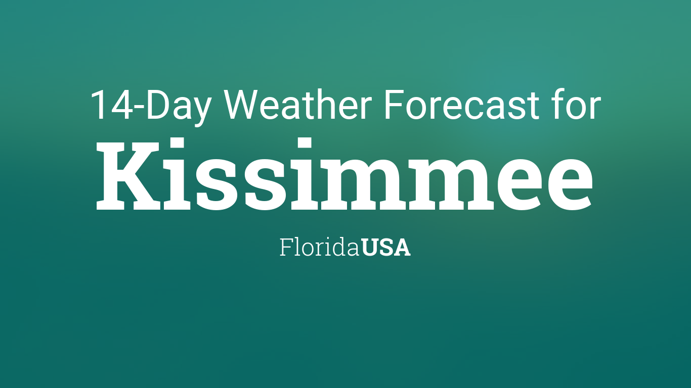 kissimmee florida temperature