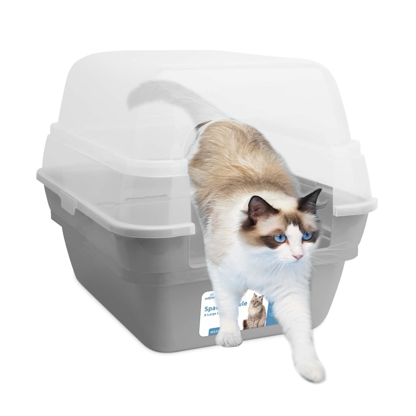 kitty litter tray with lid