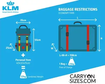 klm baggage allowance