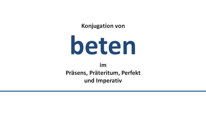 konjugation bieten