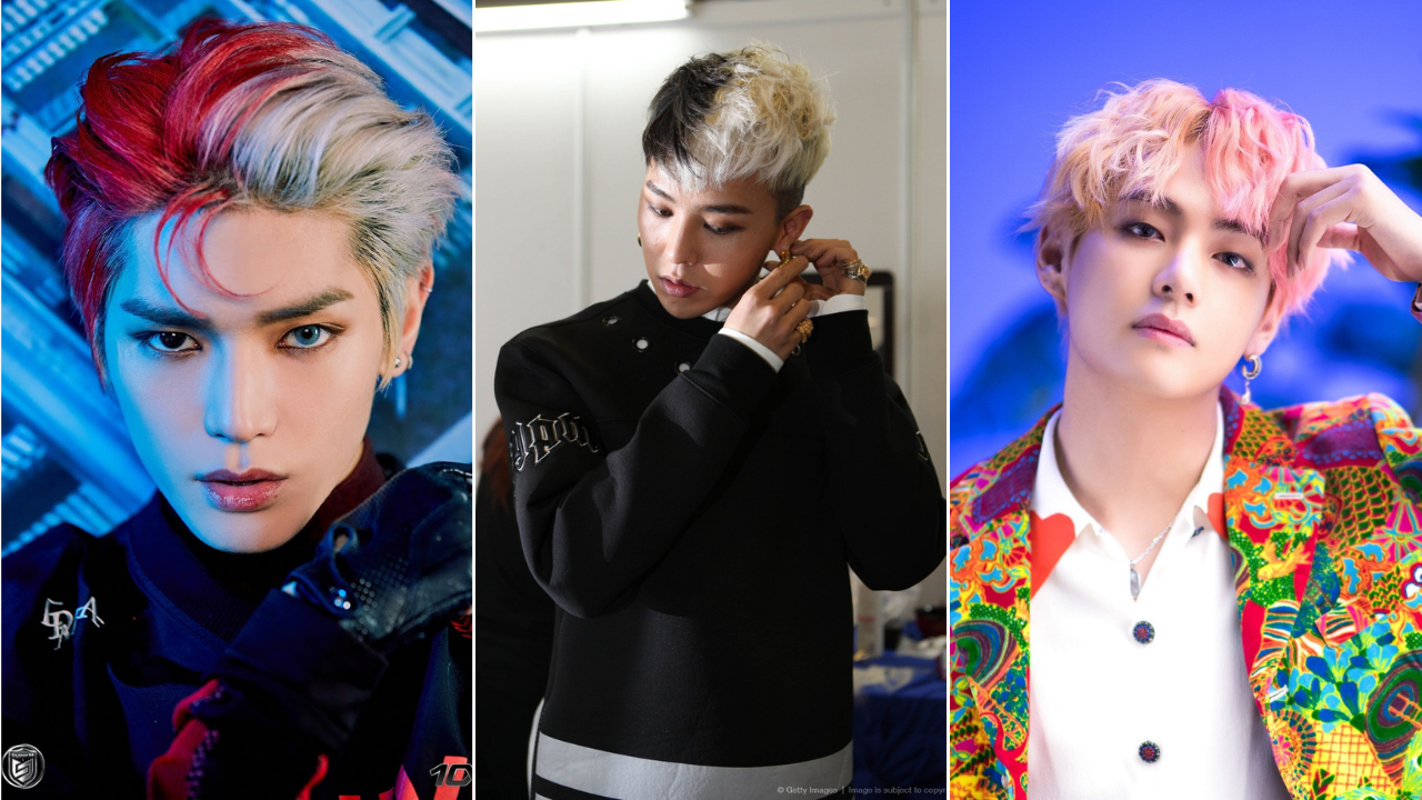 kpop male hair