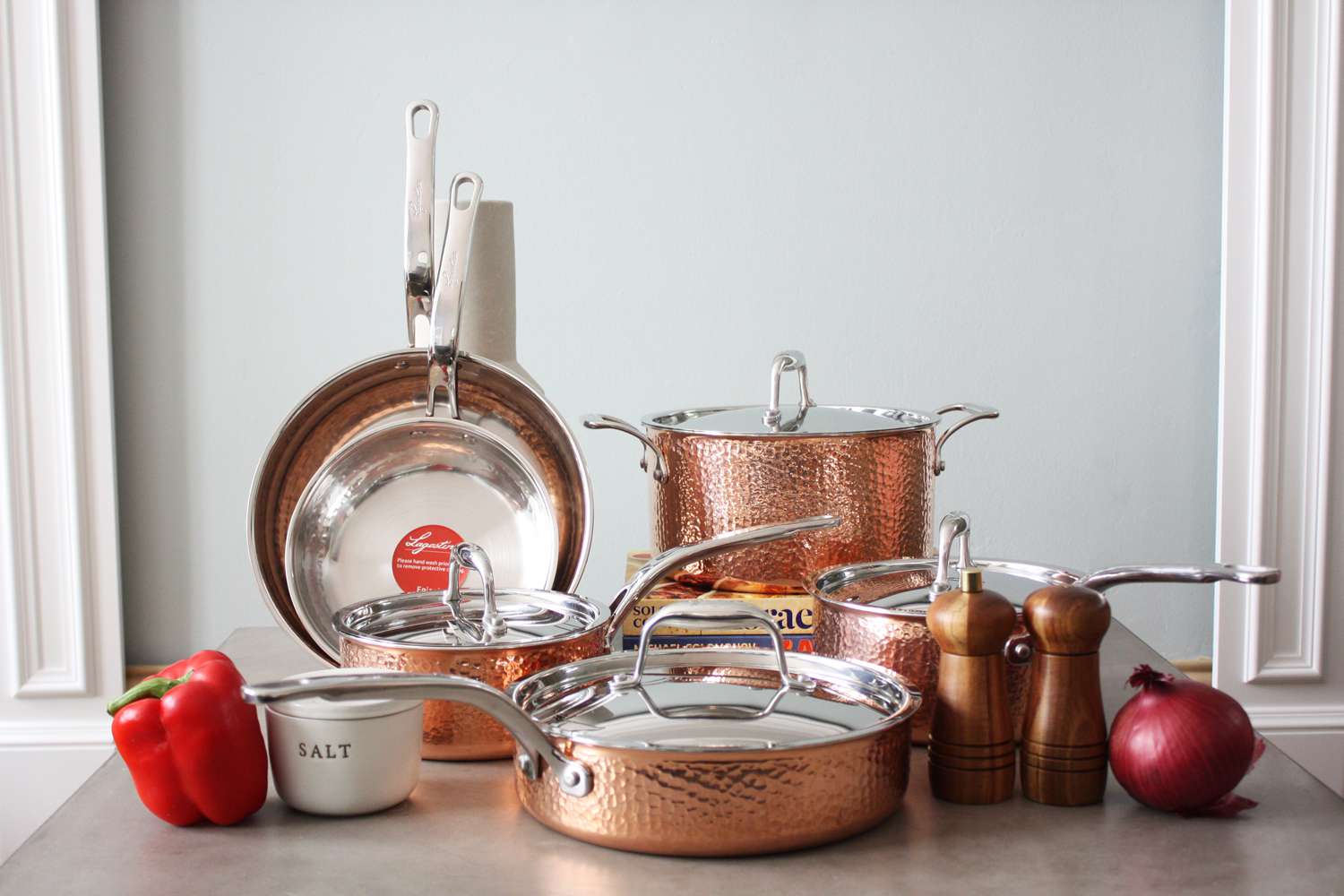 lagostina copper pots and pans