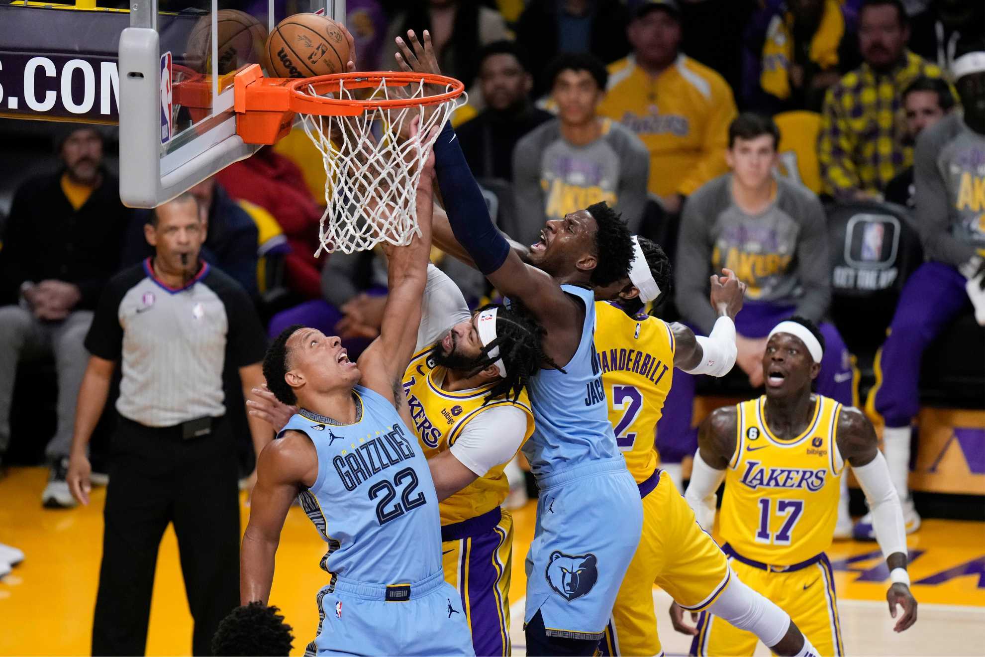 lakers vs grizzlies stats