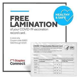 laminate paper staples