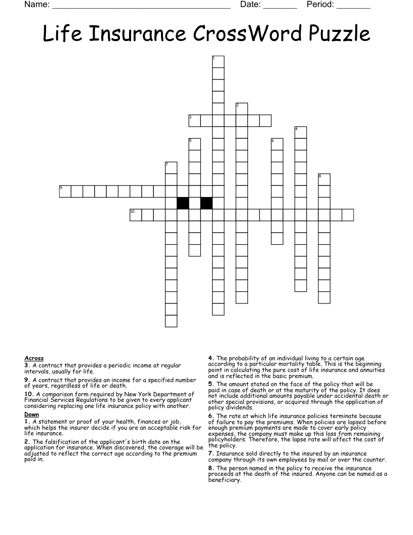 lapse crossword