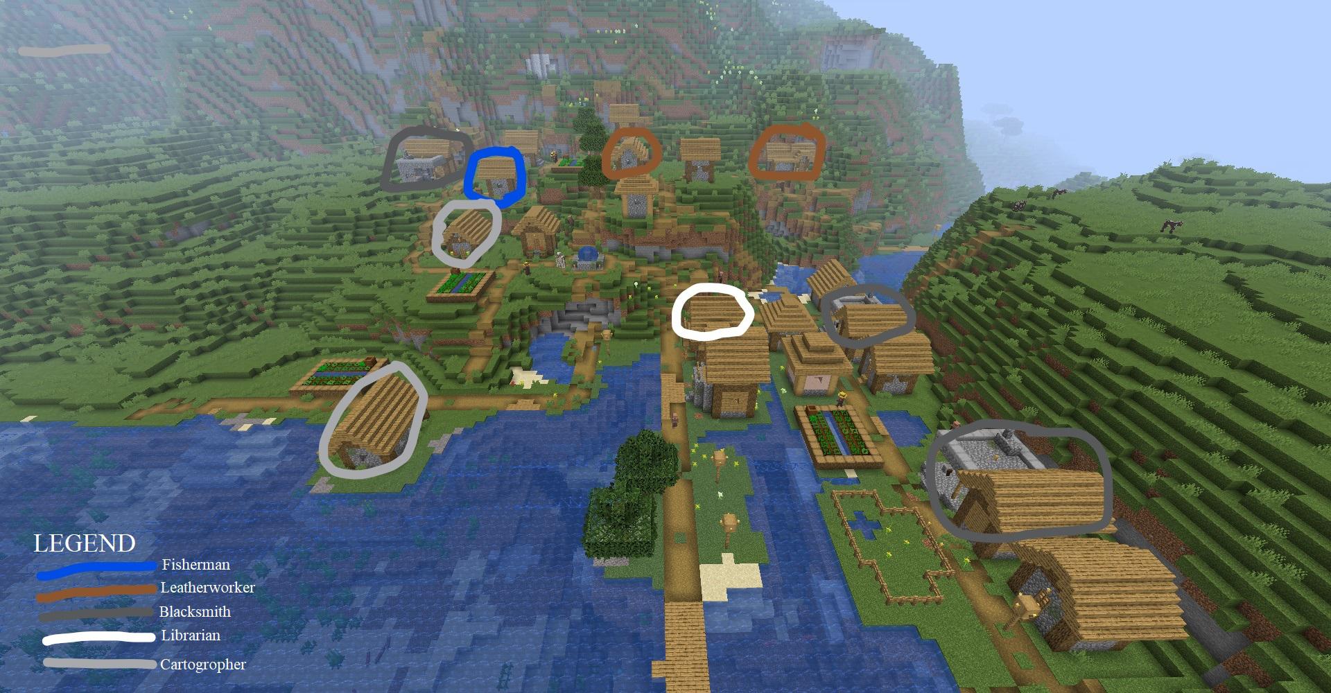 large village seed minecraft