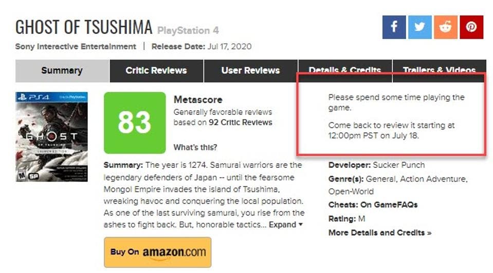 last of us metacritic