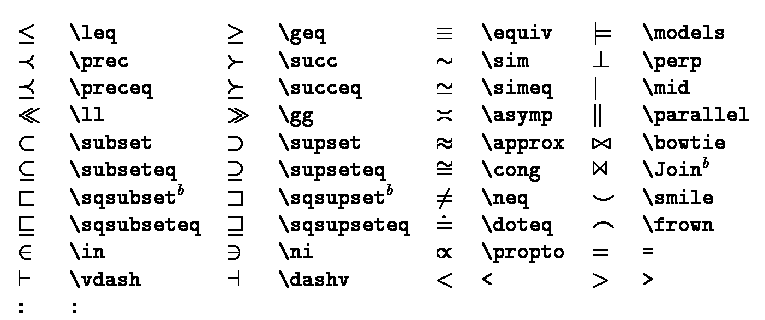 latex approximately equal