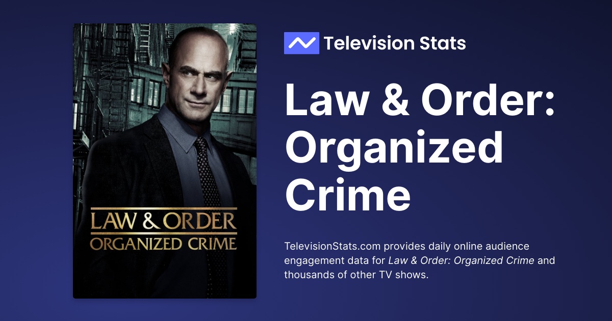 law and order organized crime ratings