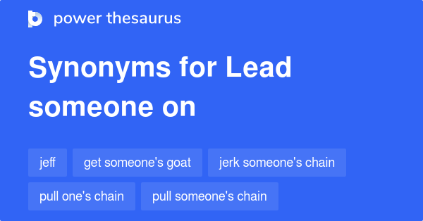 lead to synonym