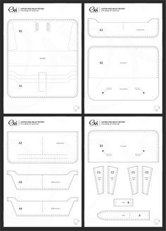 leather wallet template