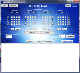 led cube code generator