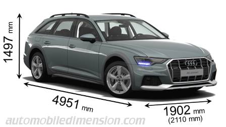 length of an audi a6