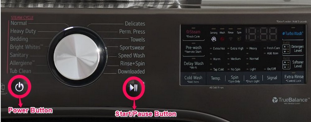 lg washer stuck on spin cycle