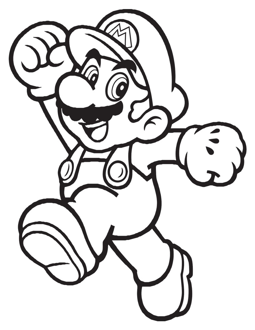 libro colorear mario bros