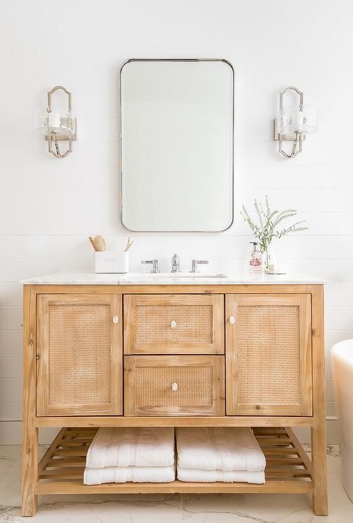 light wood bathroom vanities